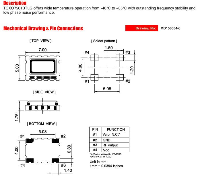 TCXO7501BTLG-100MHz 2 TCXO7501BTLG-100MHz 2